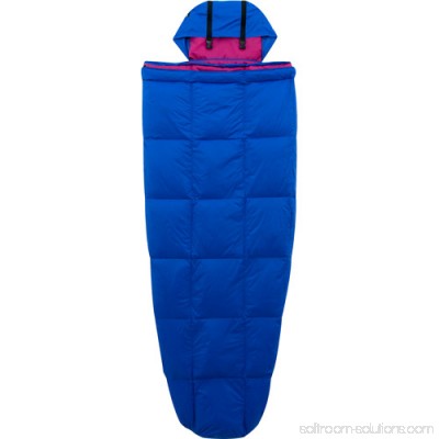 Ozark Trail 10-Degree Adult Down Packable Sleeping Bag, Blue/Purple 553190273